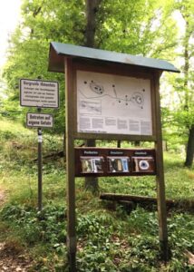 Infostand Burgruine Hohenfels CC Burgverein Hohenfels e. V.